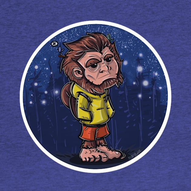 Bigfoot Stargazing by BoldLineImages18